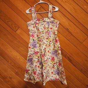 Dressbarn size 8 thick strapped sleeveless multicolored floral dress